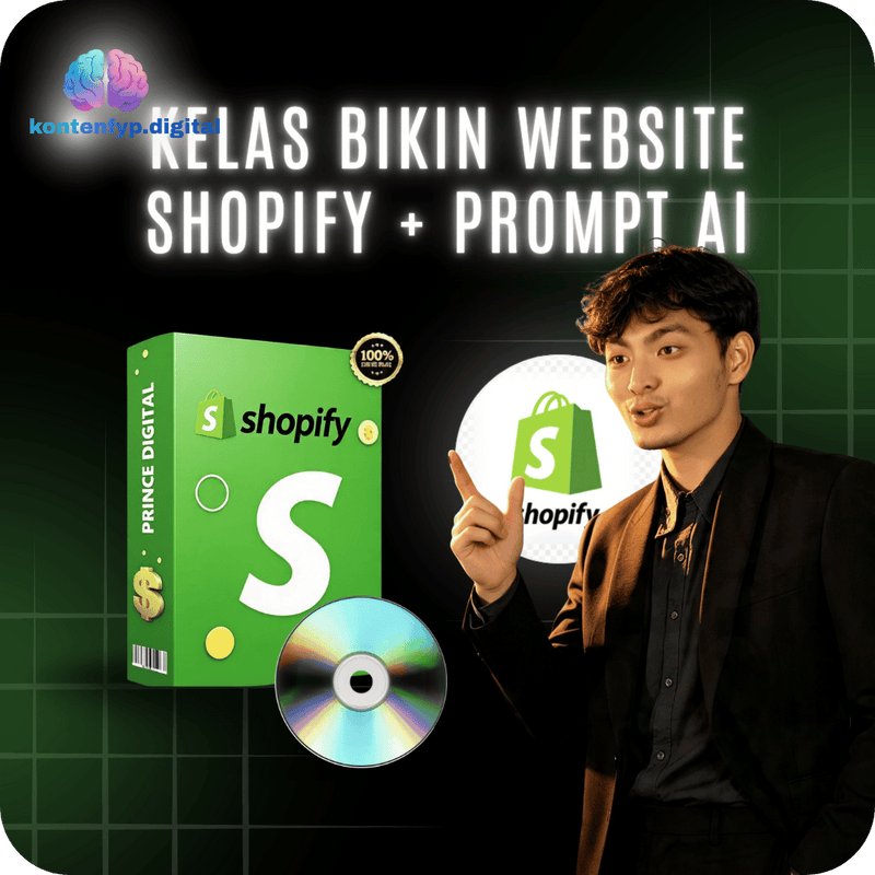 Kelas Website Shopify + Video Learning + Prompt AI + Bonus