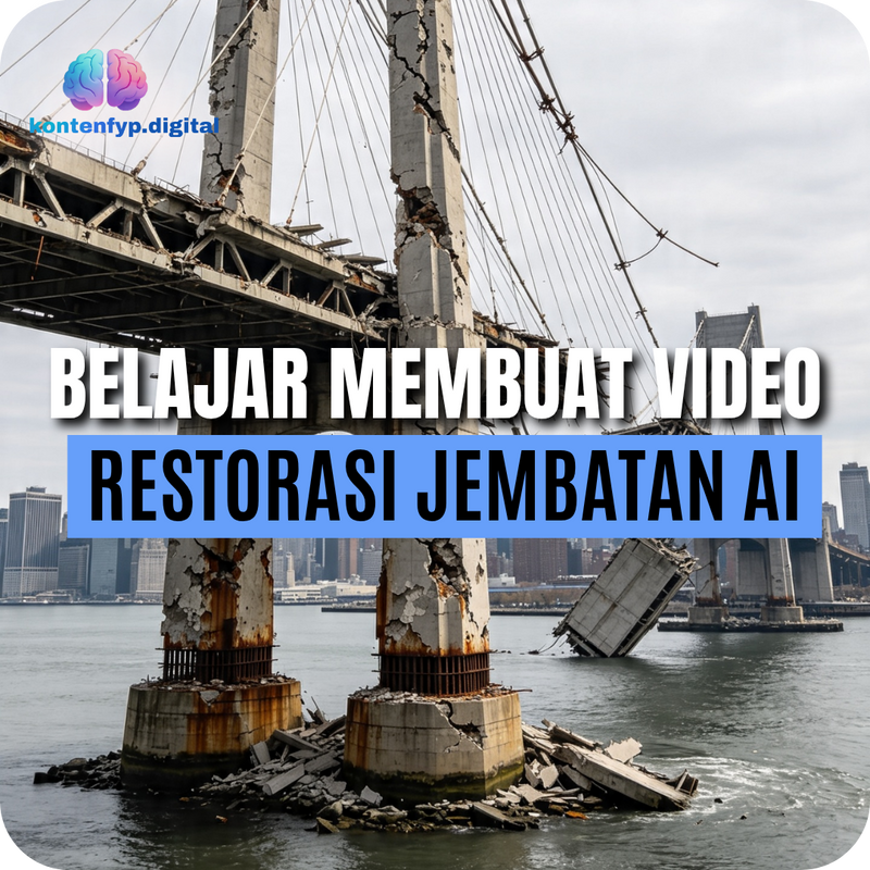Prompt Restorasi Jembatan Shortform + Full Video Tutorial
